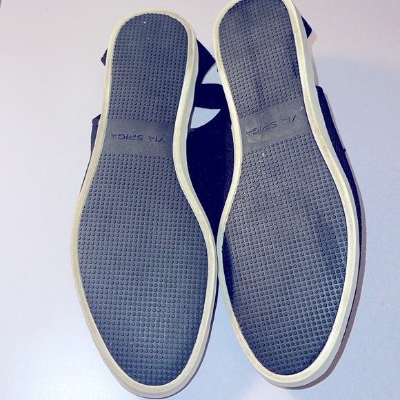 Via Spiga Elliott Woven Cut Out Flat Comfort Sneaker/Shoe. Size 8.5 - Picture 5 of 6